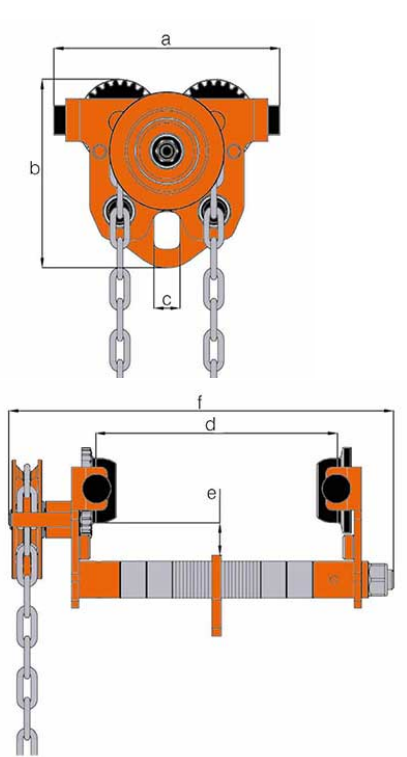 hacketts geared trolley dimensions